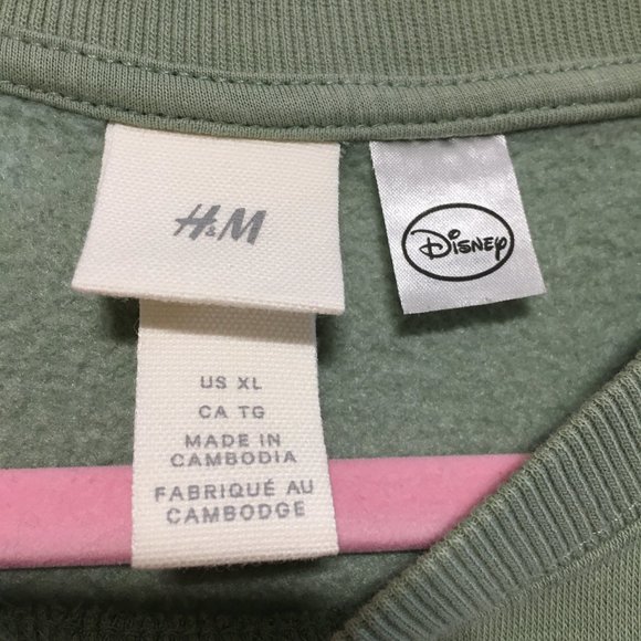 H&M x Disney Sweatshirt Mint Size XL Womens - Picture 10 of 16